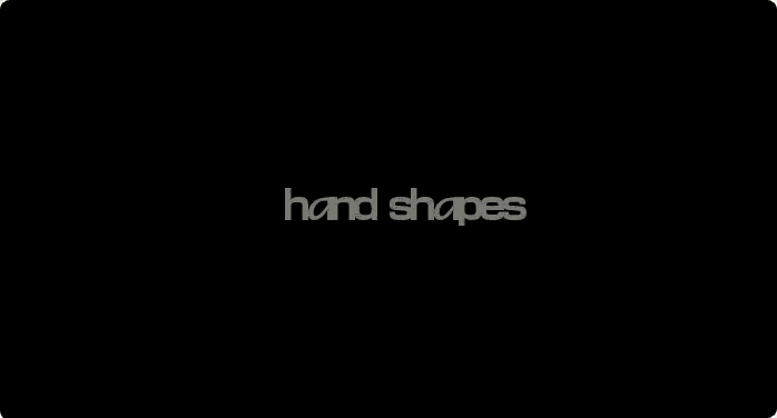 hand shapes body works